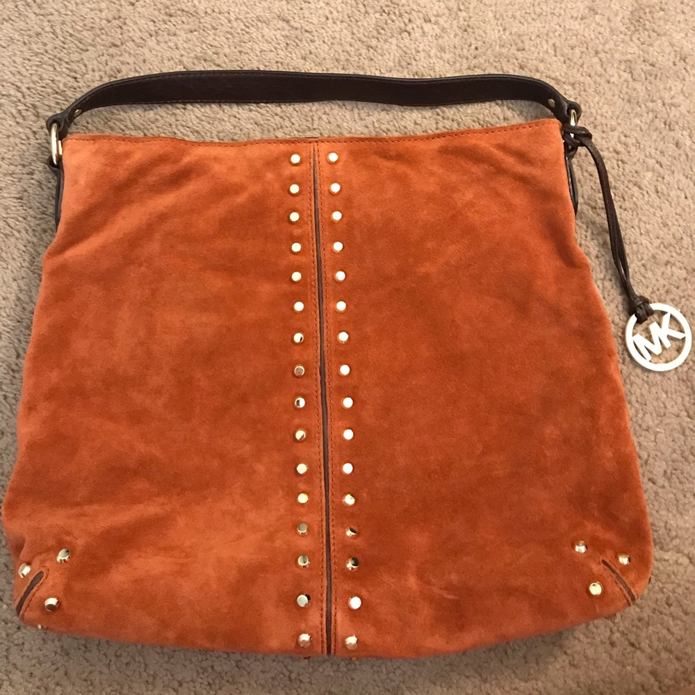 Michael Kors orange purse